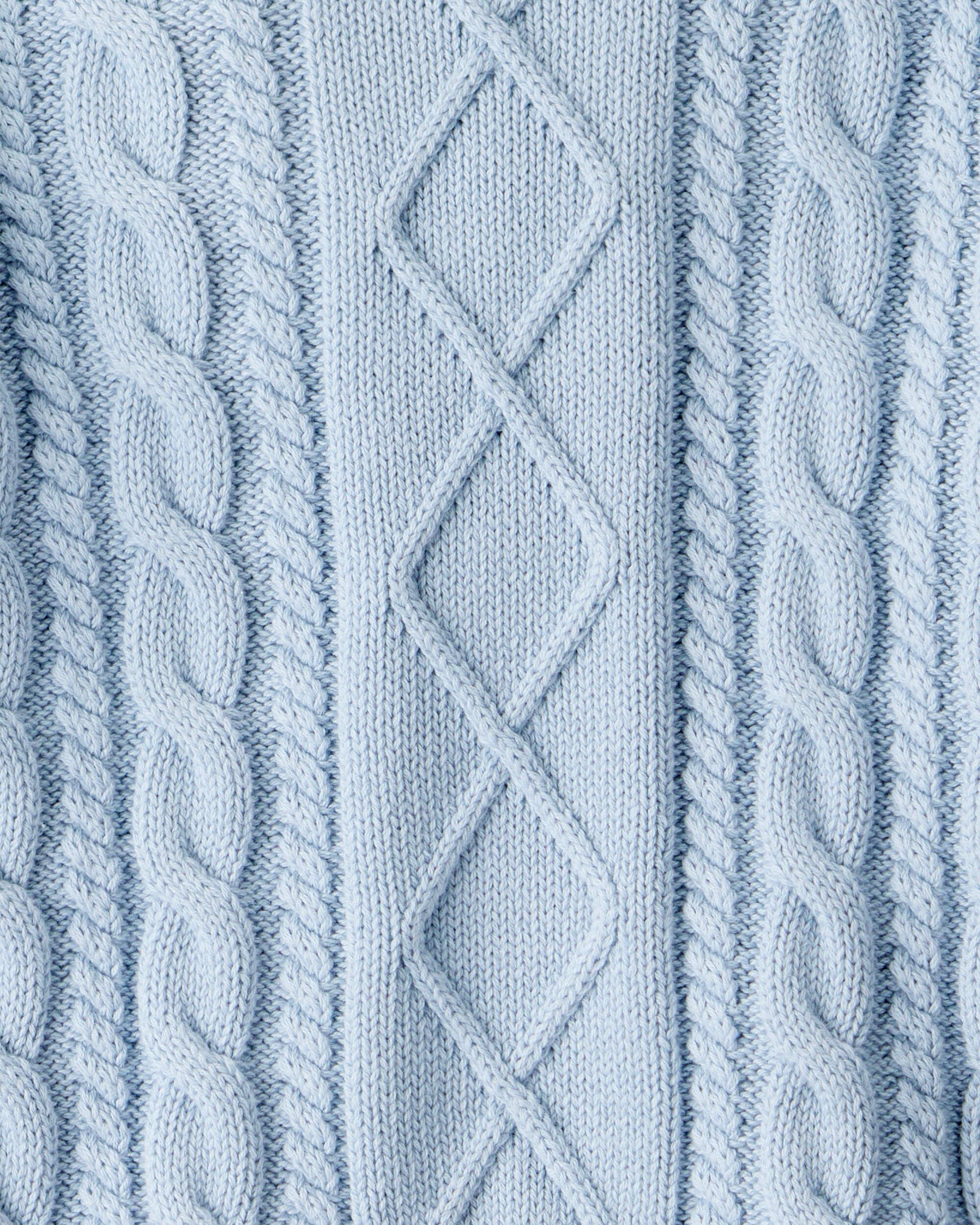 Toddler Organic Cotton Cable Knit Sweater