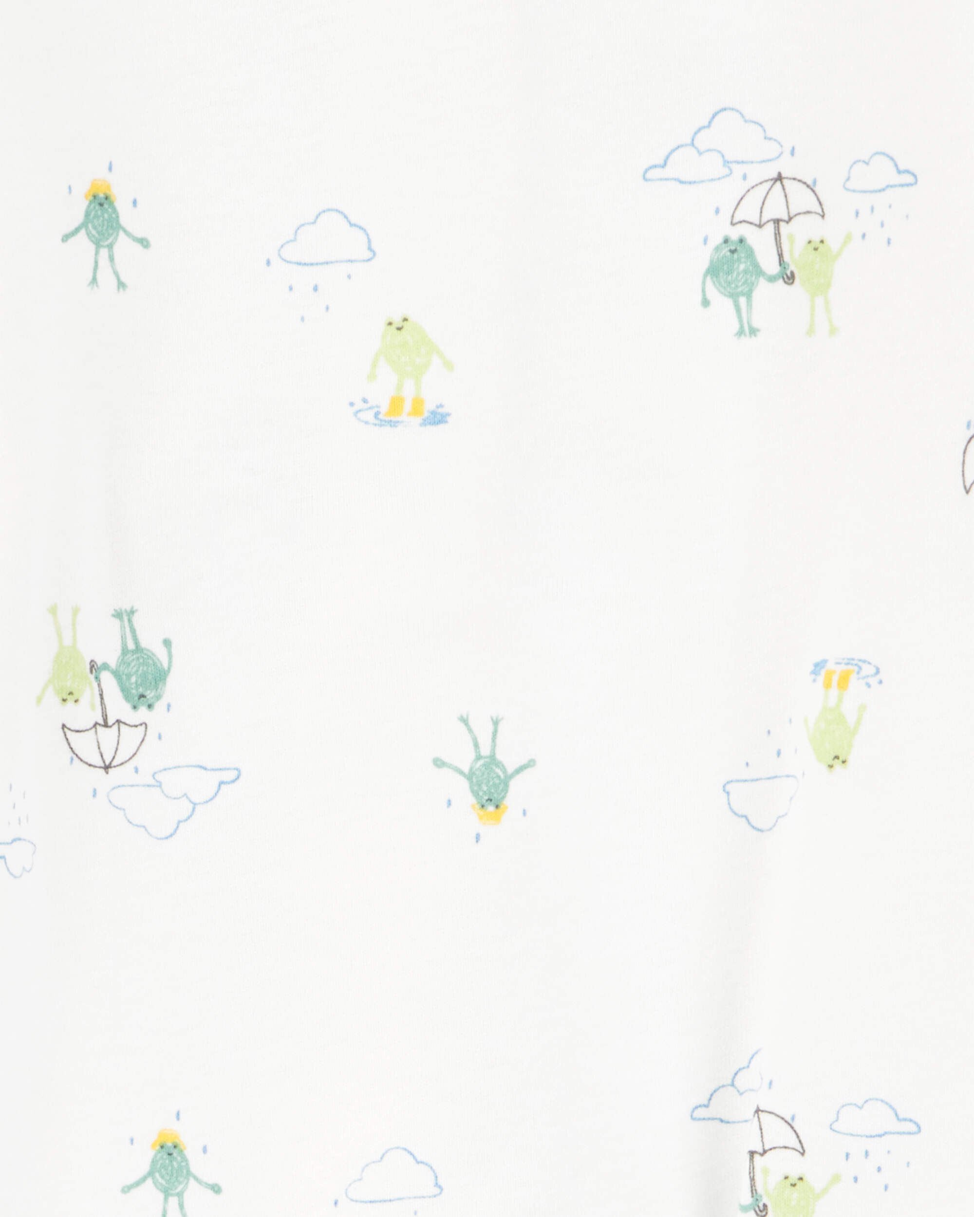 Baby 2-Pack Frog 2-Way Zip Cotton Sleep & Play Pajamas