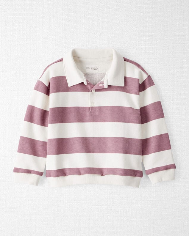 Product image 1 of Toddler Organic Cotton Henley Top in Stripes