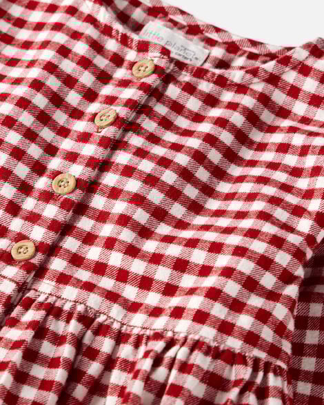 Product image 3 of Toddler Girl Organic Cotton Flannel Dress