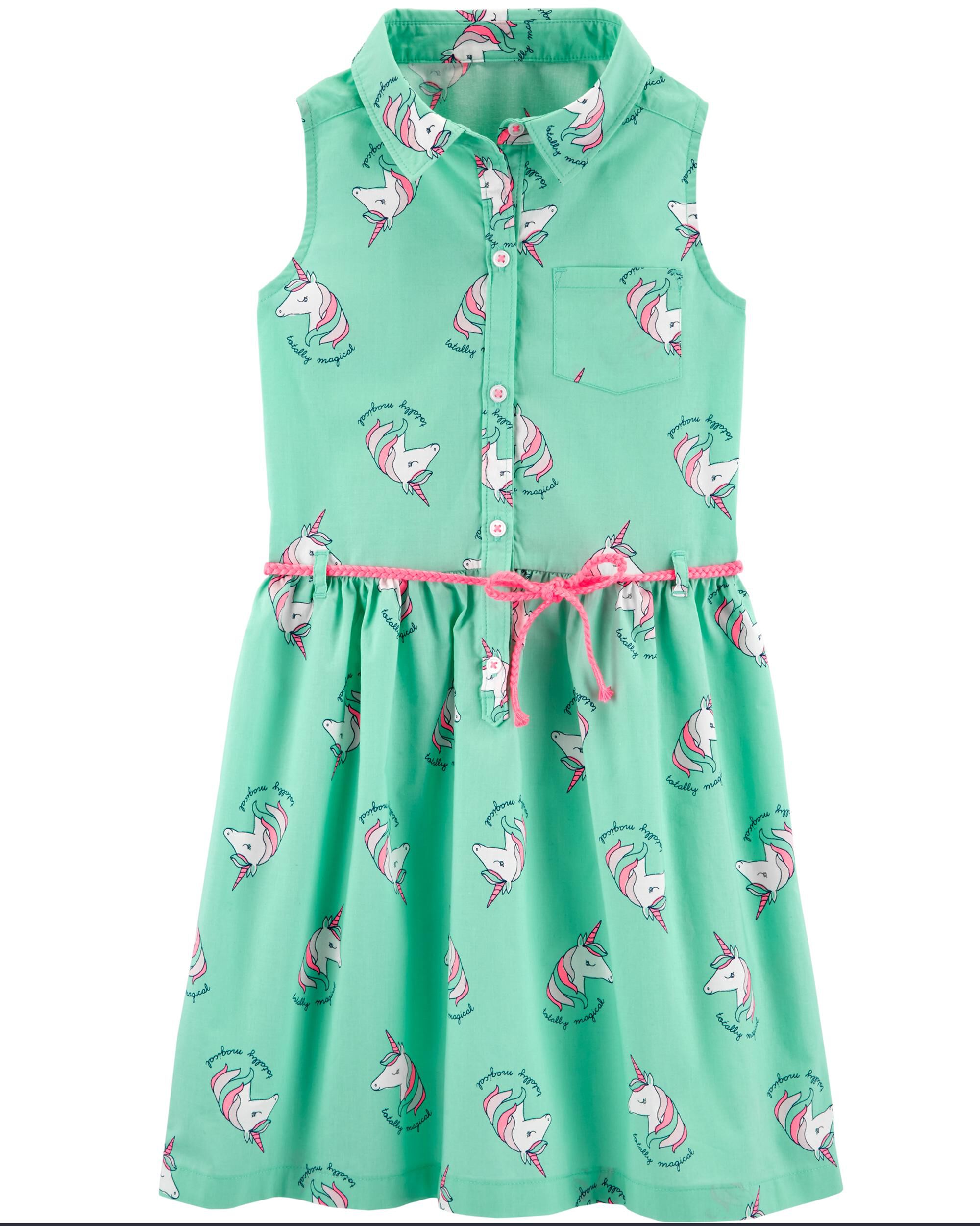 carters green dress