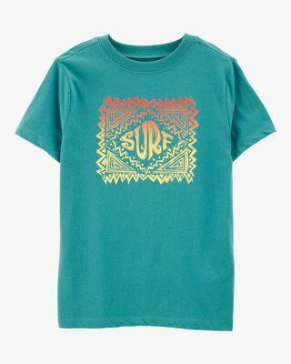 Product image 1 of Kid Surf Short-Sleeve Graphic Tee - Turquoise 