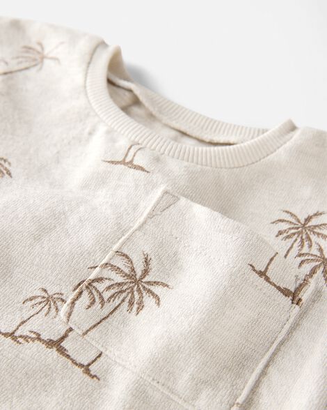 Product image 3 of Baby 2-Piece Palm Tree Print Set Made with Organic Cotton