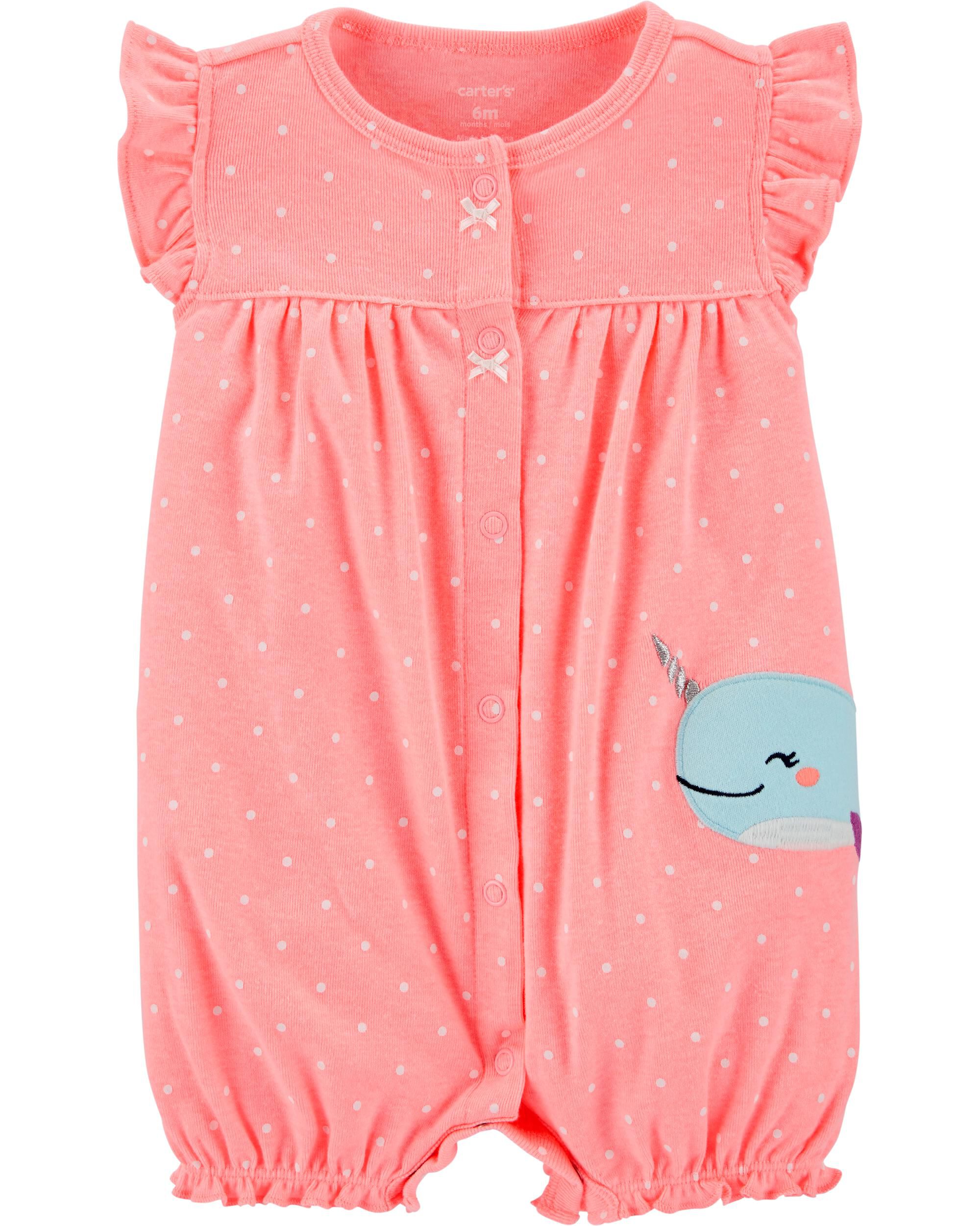 carters rompers girl