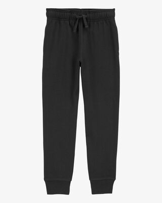 Product image 1 of Kid Pull-On Drawstring Joggers - Black