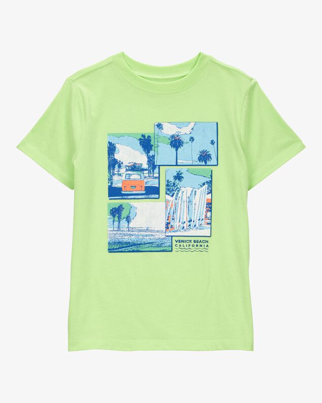 Product image 1 of Boys Venice Beach Graphic Tee - Green