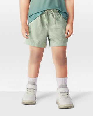 Product image 2 of Toddler Solid Pull-On Knit Shorts - Green