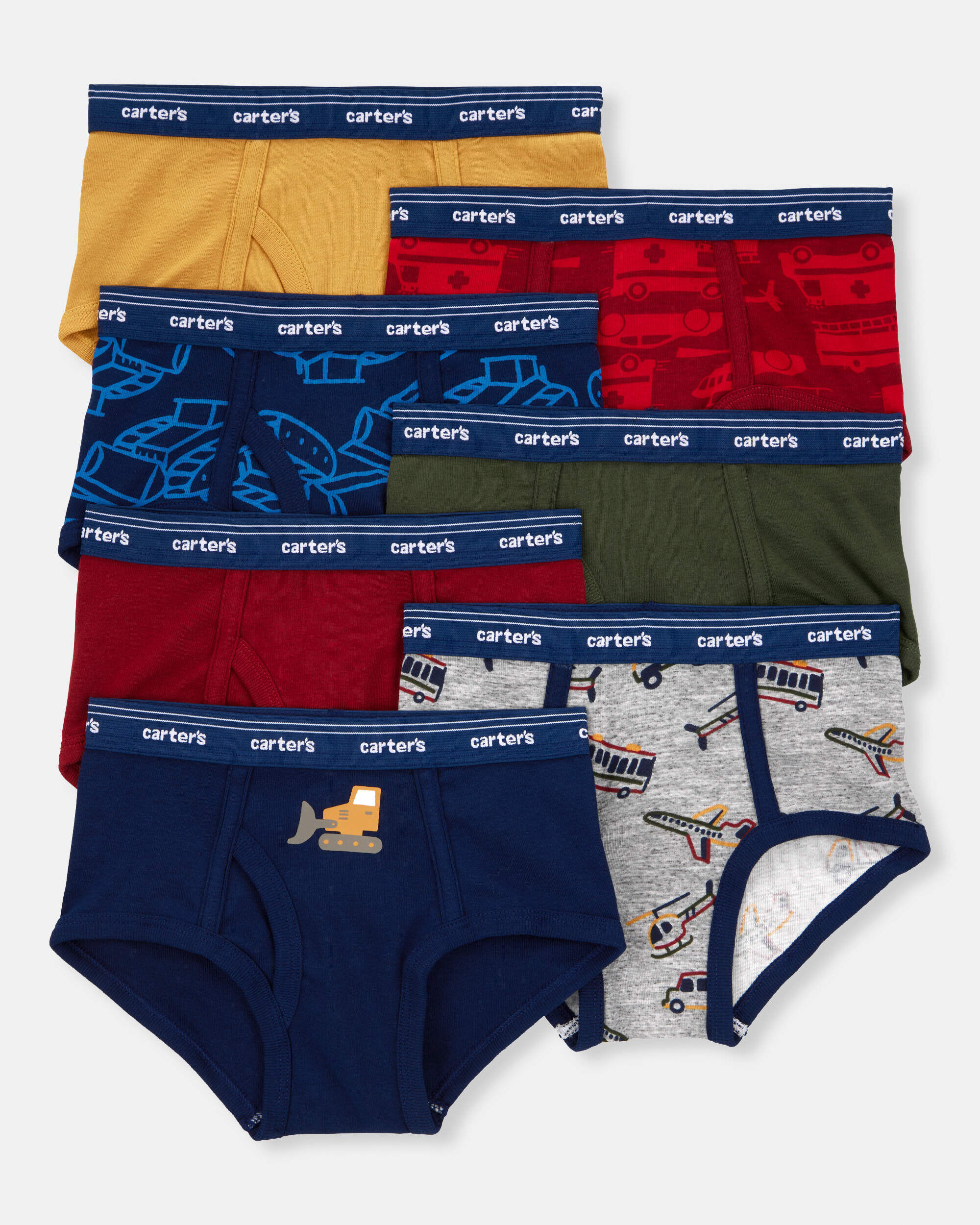Carter's Child of Mine Toddler Boy Brief Underwear, 6 pack