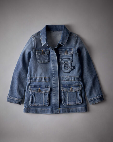OshKosh x Sergio Hudson Denim Safari Jacket