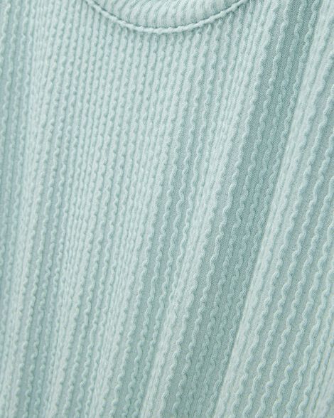  Product image 2 of Kid Ribbed Textured Romper - Green
