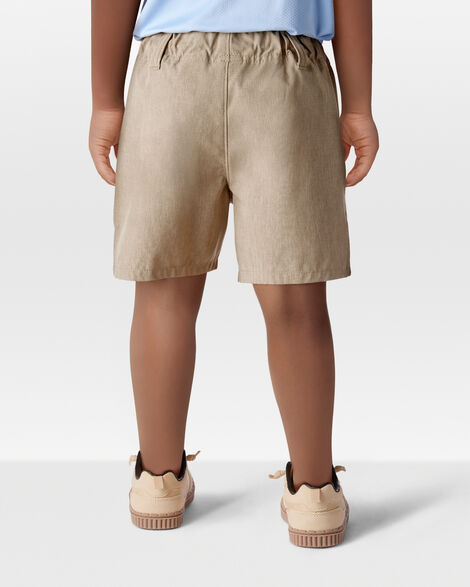  Product image 3 of Toddler Boy Active Pull-On Uniform Shorts - Khaki