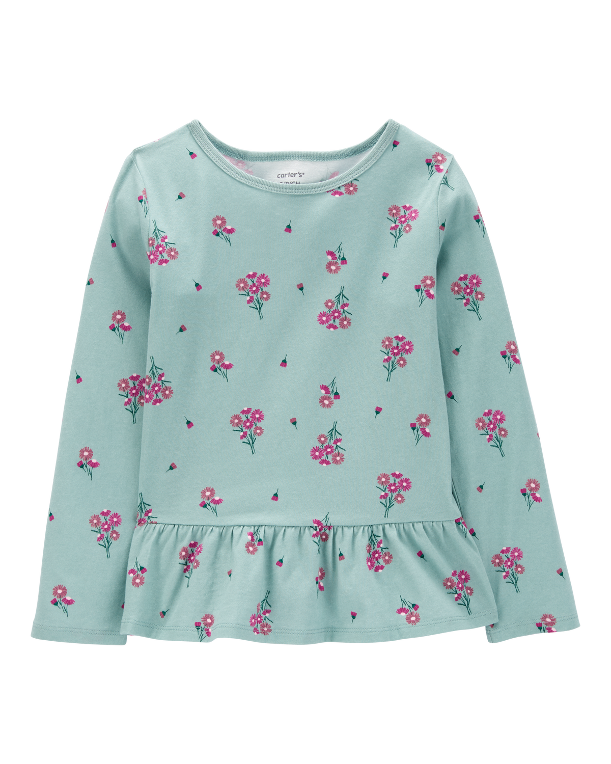 Kid Floral Peplum Top - Carter's | Carter's