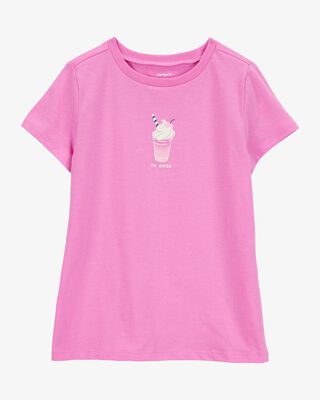 Product image 1 of Kid Milkshake Short-Sleeve Graphic Tee - Purple