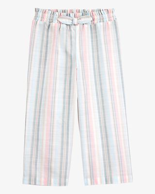 Product image 1 of Toddler Striped Linen Look-Alike Tie-Waist Pants
