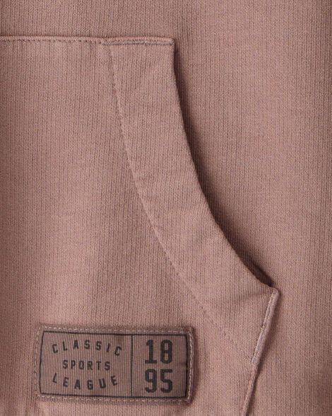  Product image 3 of Boys French Terry Hoodie - Brown