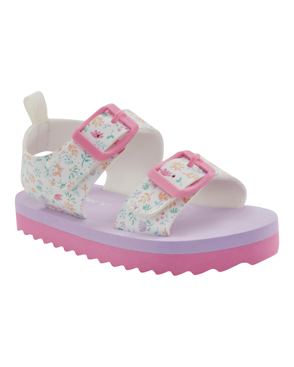 ハンドメイド　Y ourelia Toddler Casual Floral Sandals - Pink/White - Carter's | Carter's