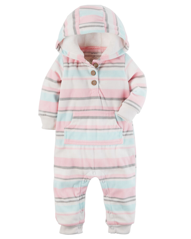 Hooded Fleece Jumpsuit