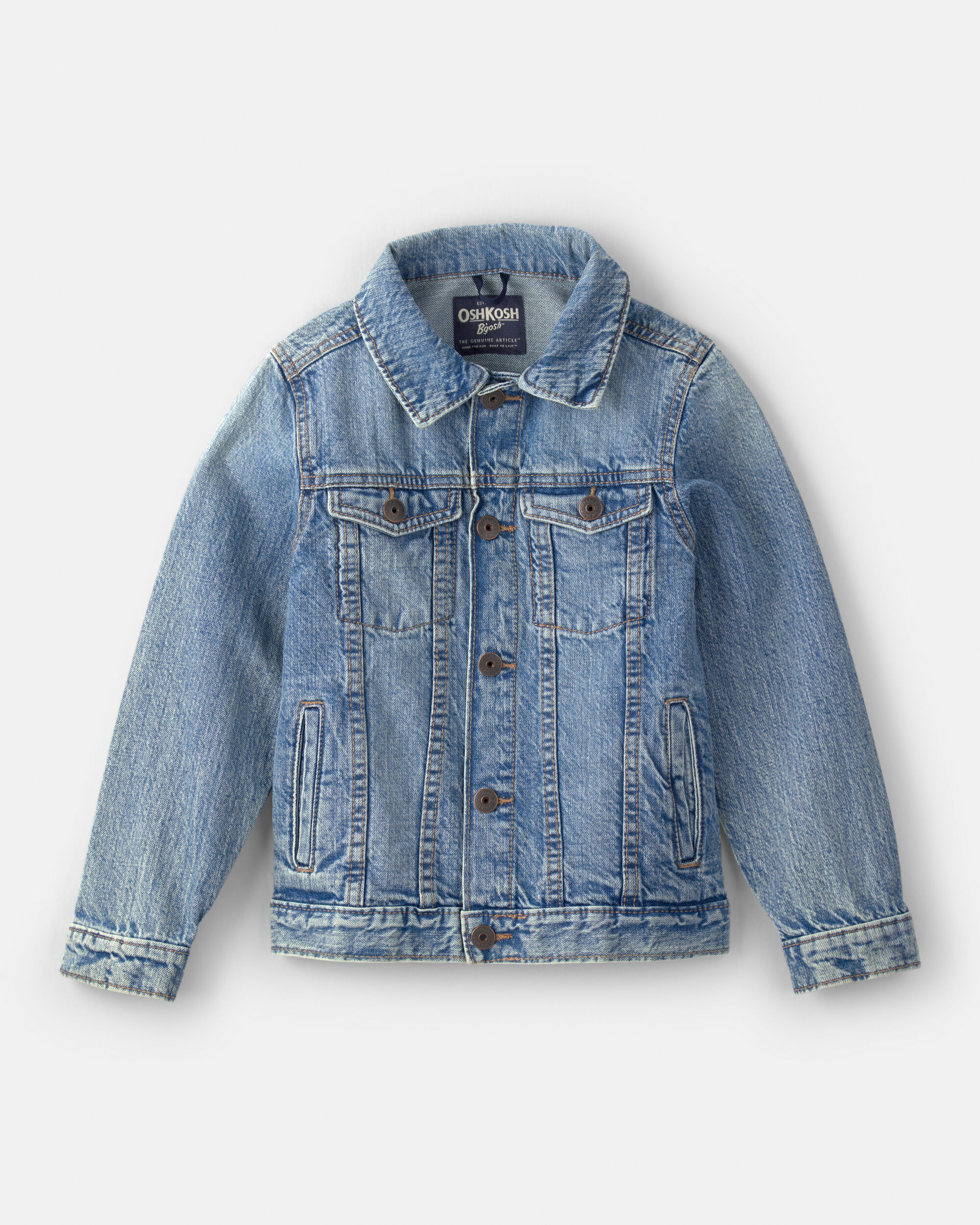 Kid Denim Jacket - Medium Wash - OshKosh | Carter's