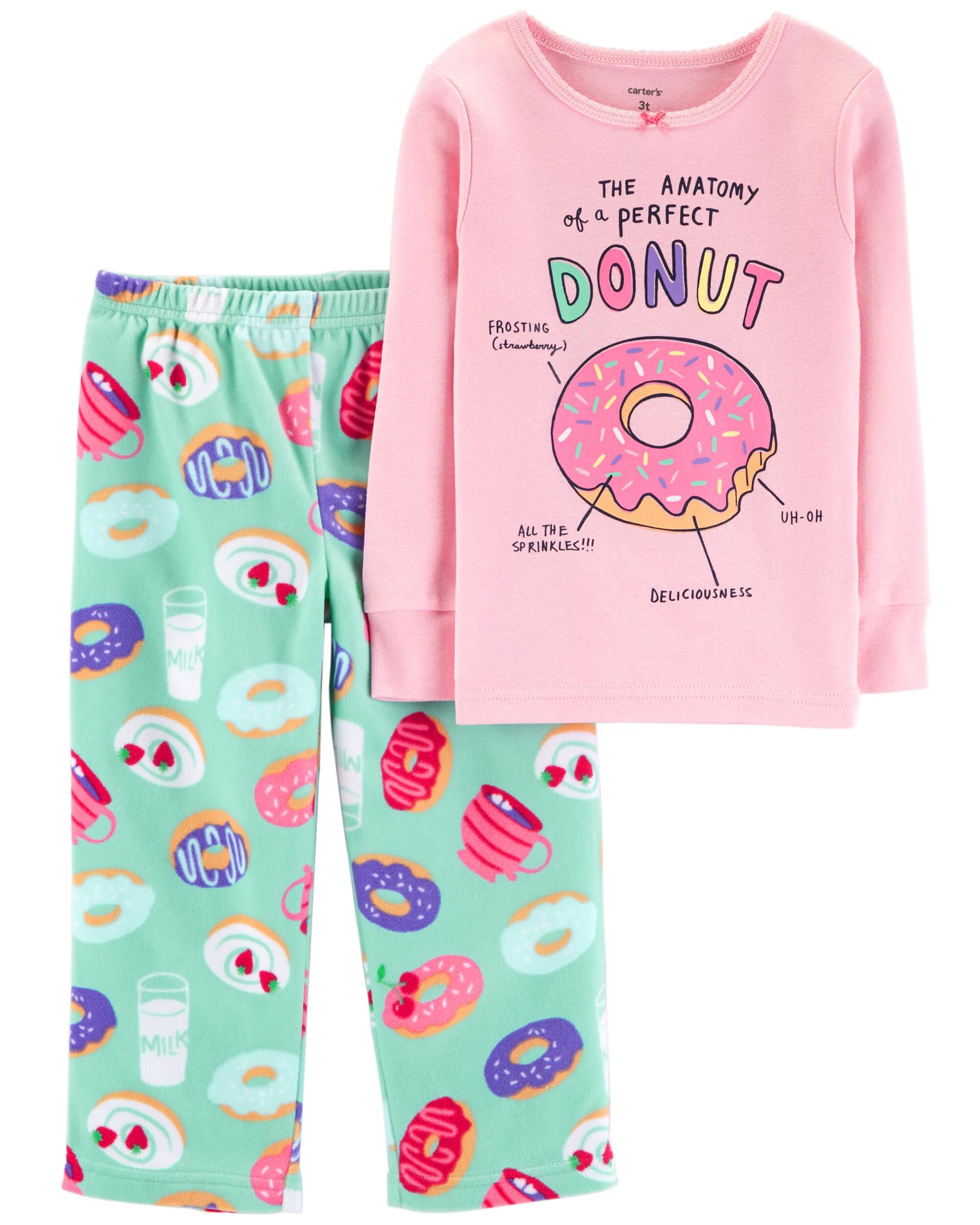 carters donut pajamas