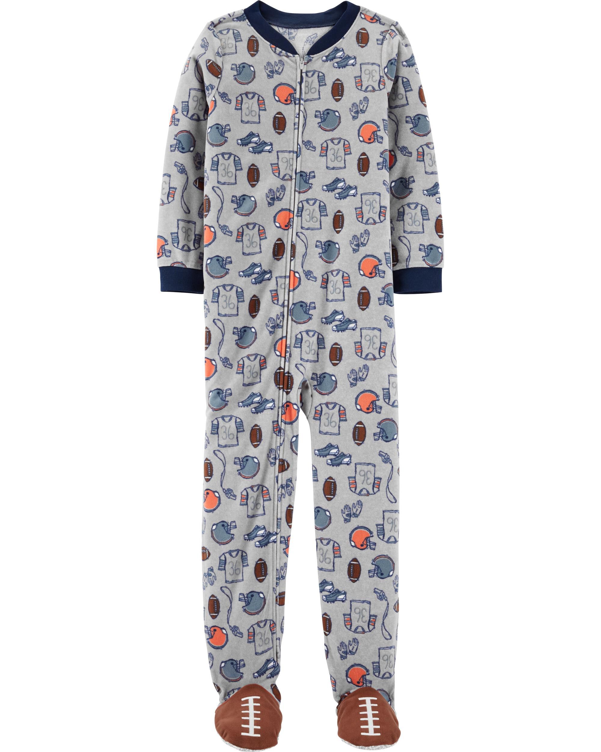 carters fleece footie pajamas