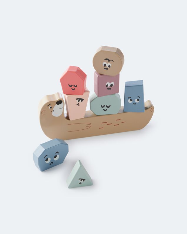 Product image 1 of Toddler Otter Wooden Stacker Activity Set