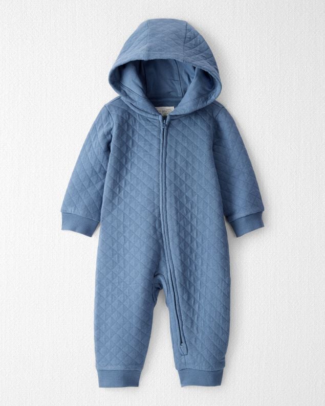 Product image 1 of Baby Quilted Double Knit Jumpsuit Made with Organic Cotton