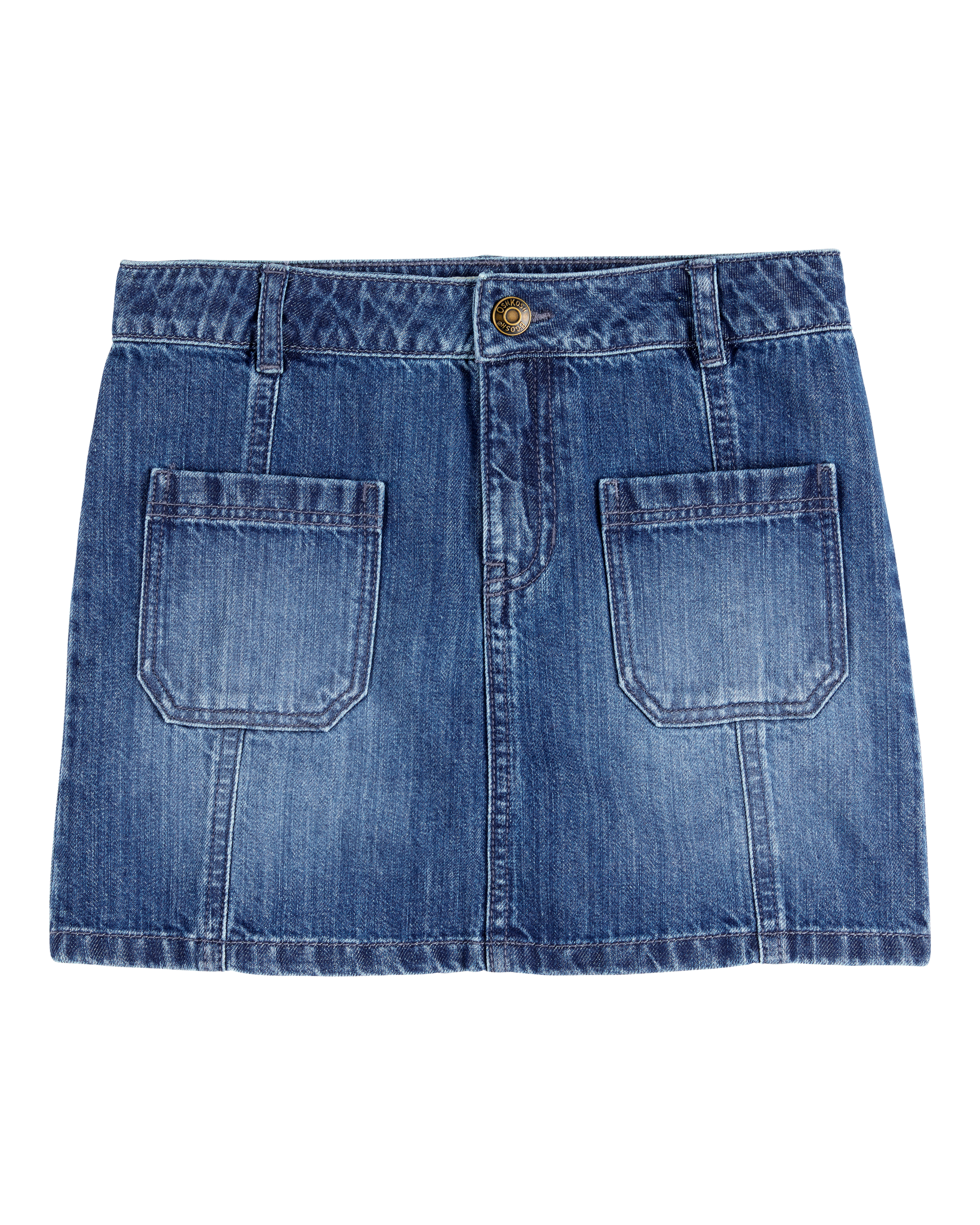 Kid Icon Denim Skirt - Blue