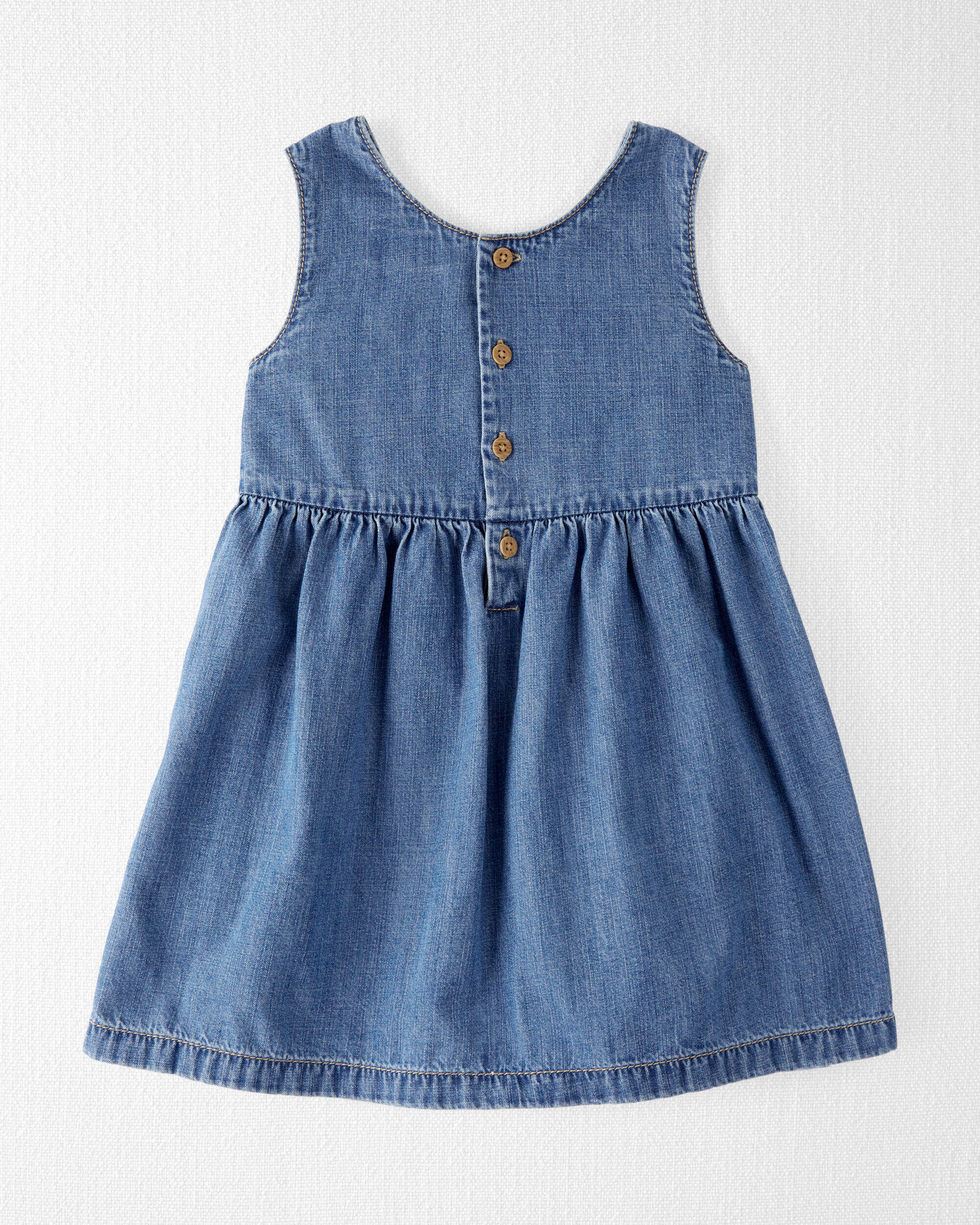 Toddler Organic Cotton Chambray Dress - Little Planet | Carter's