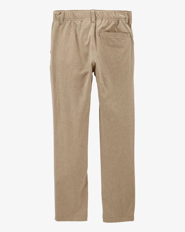 Product image 2 of Boys Active Uniform Pull-On Pants - Khaki