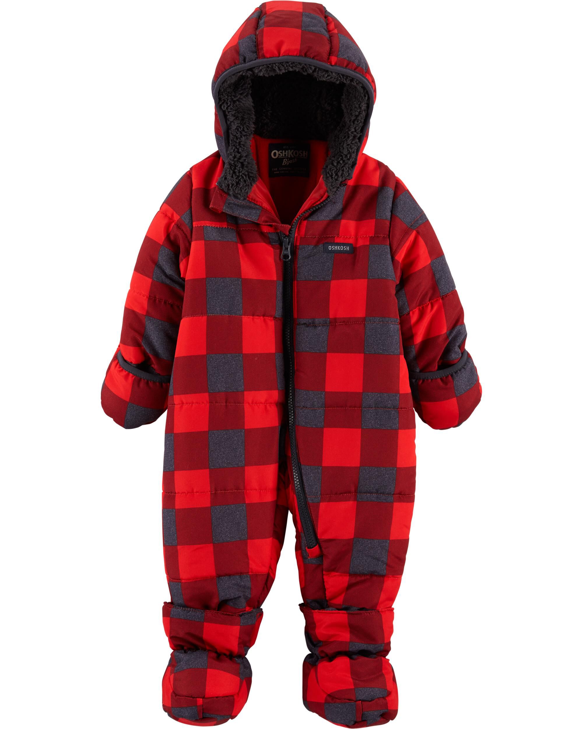 carters fleece snowsuit