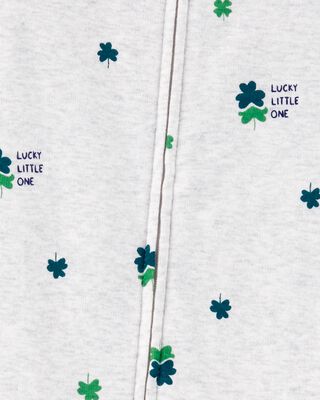 Product image 2 of Toddler 1-Piece St. Patrick’s Day Leprechaun Cotton Blend Snug-Fit Pajamas