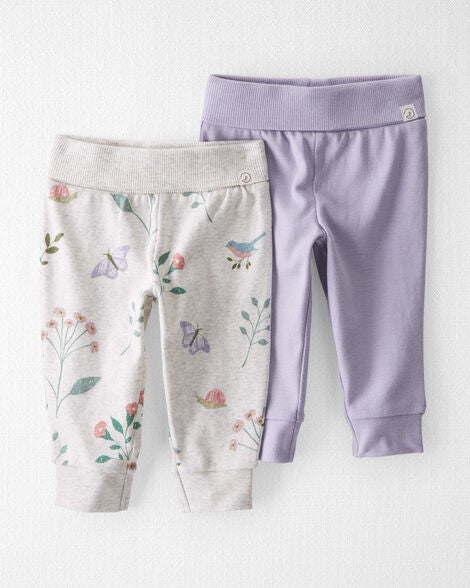  Product image 1 of Baby 2-Pack Organic Cotton Joggers