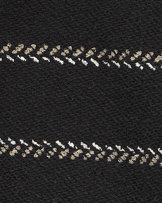 Product image 2 of Kid Long-Sleeve Striped Hooded Pullover - Black