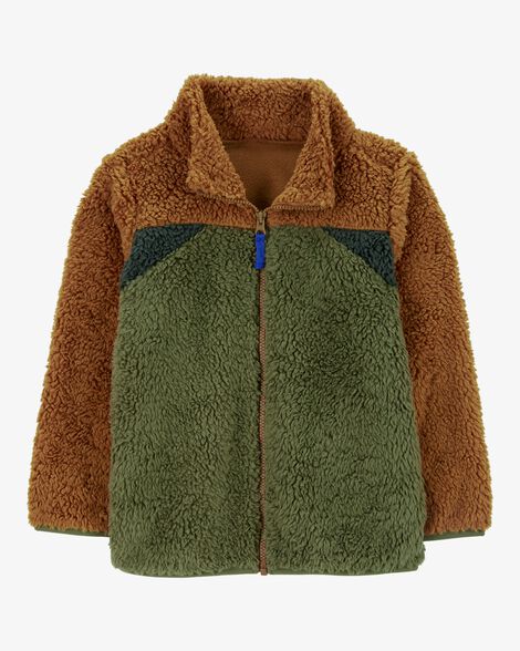  Product image 1 of Kid Sherpa Fleece Zip-Up Jacket