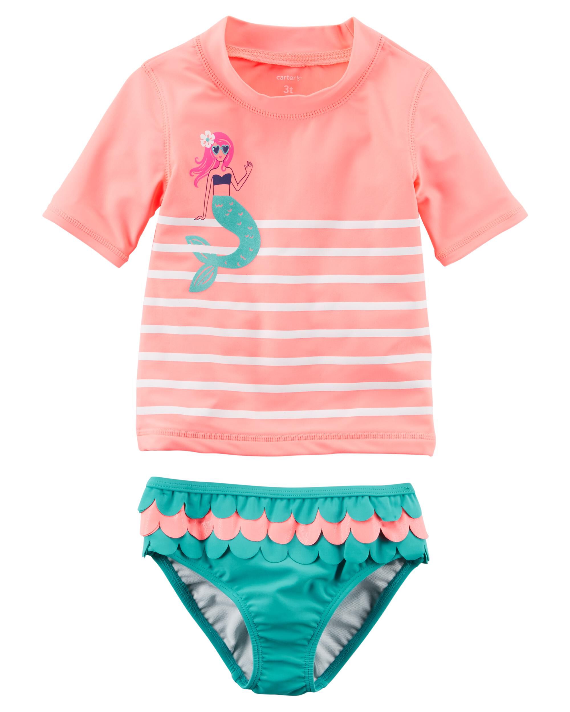 carters girls bathing suits