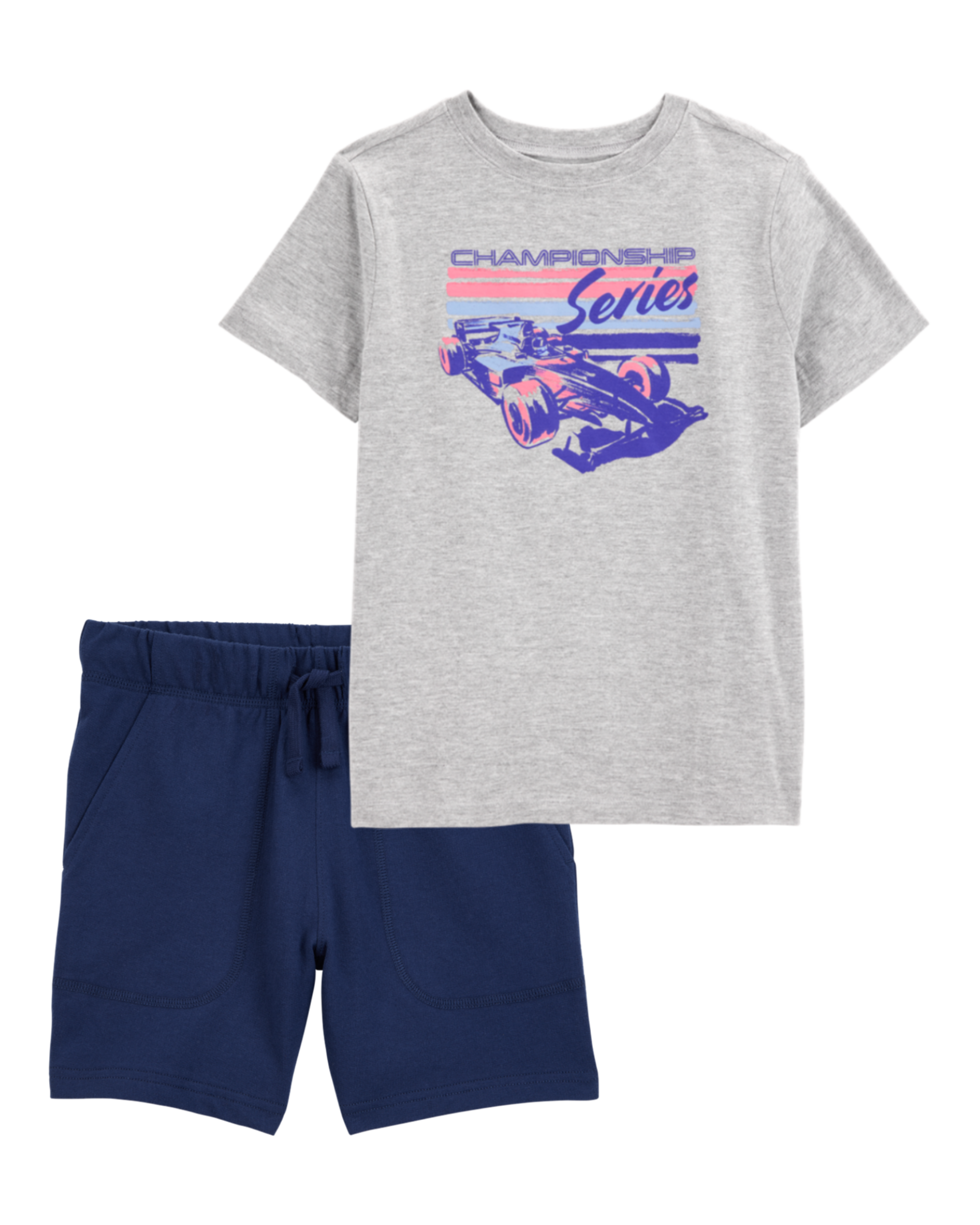 Kid 2-Piece Championship Series Tee & French Terry Shorts Set