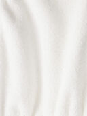 White - Baby Girl Hooded Terry Cloth Swim Cover-Up Dress - White, Selected