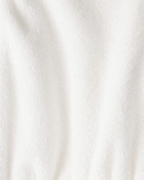 Product image 2 of Baby Girl Hooded Terry Cloth Swim Cover-Up Dress - White