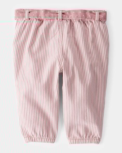 Product image 2 of Baby Girl Vintage Inspired Hickory Pants - Pink