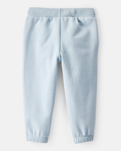 Product image 2 of Baby Girl Cotton Joggers - Blue