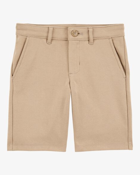  Product image 2 of Kid 3-Pack Ponte Knit Uniform Pants - Khaki