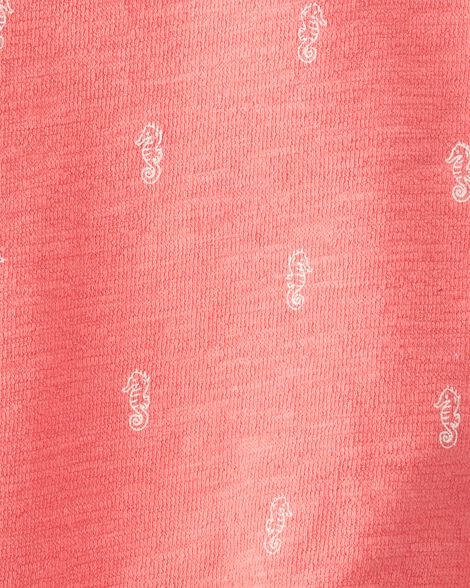  Product image 3 of Baby  Romper Made with Organic Cotton in Seahorse Print