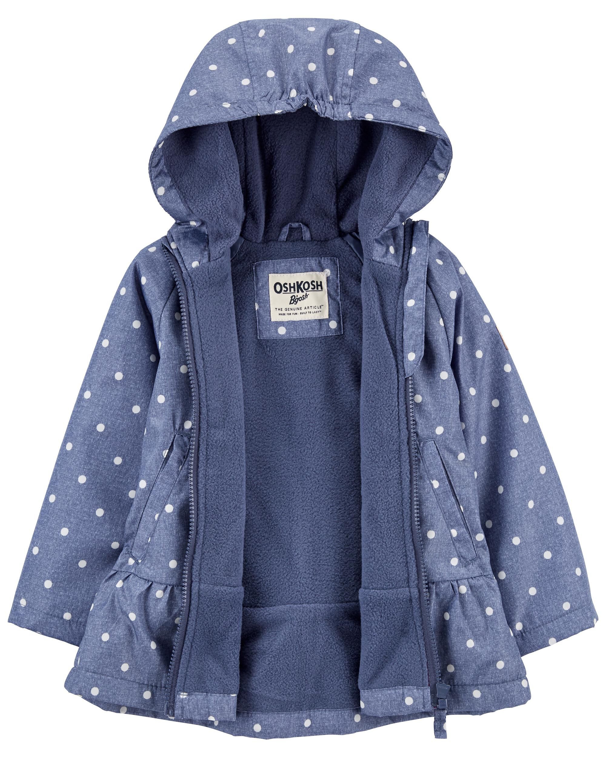 Carter's Toddler Girls' Poppy Red Fleece Lined Jacket Size 2T 3T 4T 