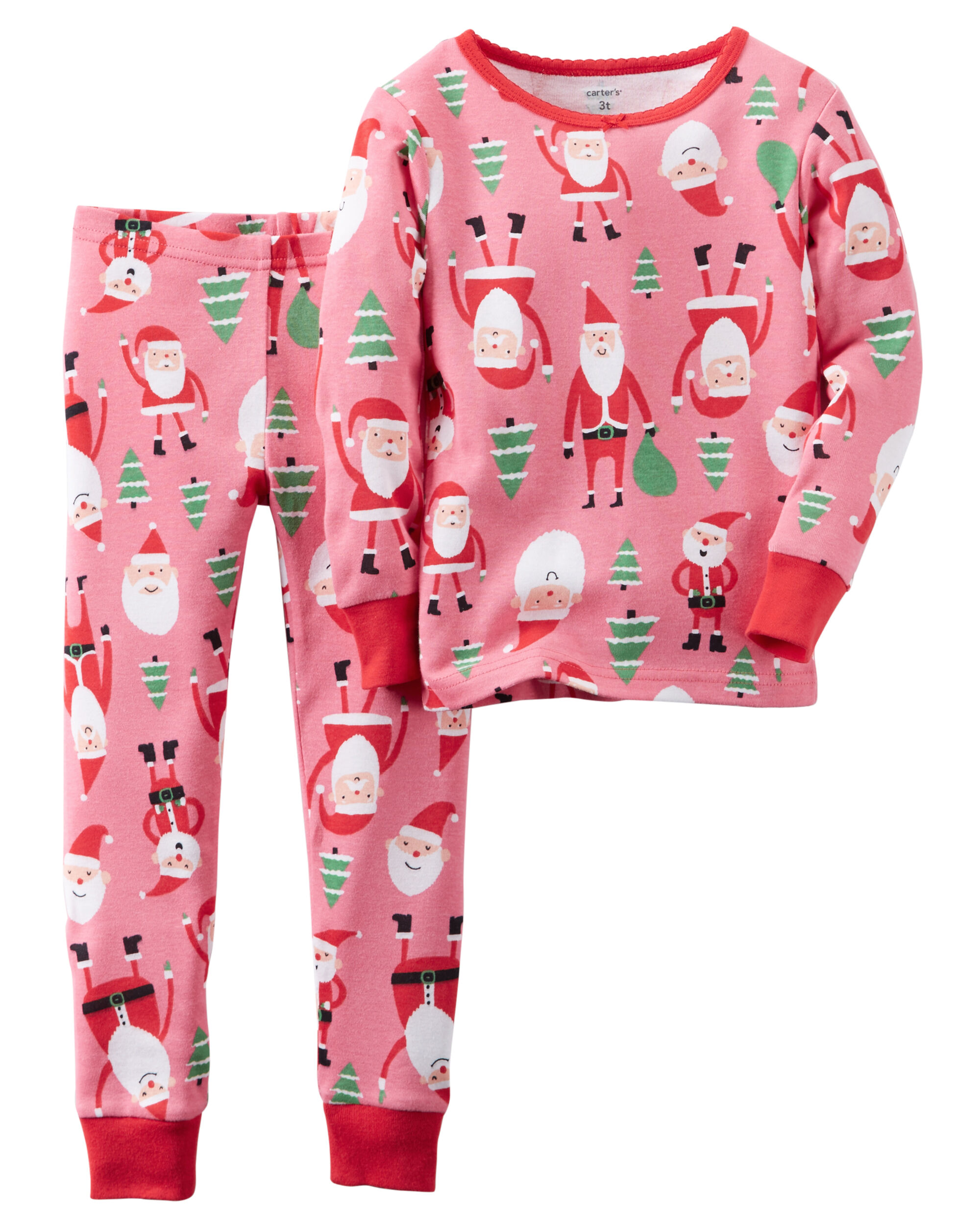 2 piece snug fit cotton christmas pjs carters com