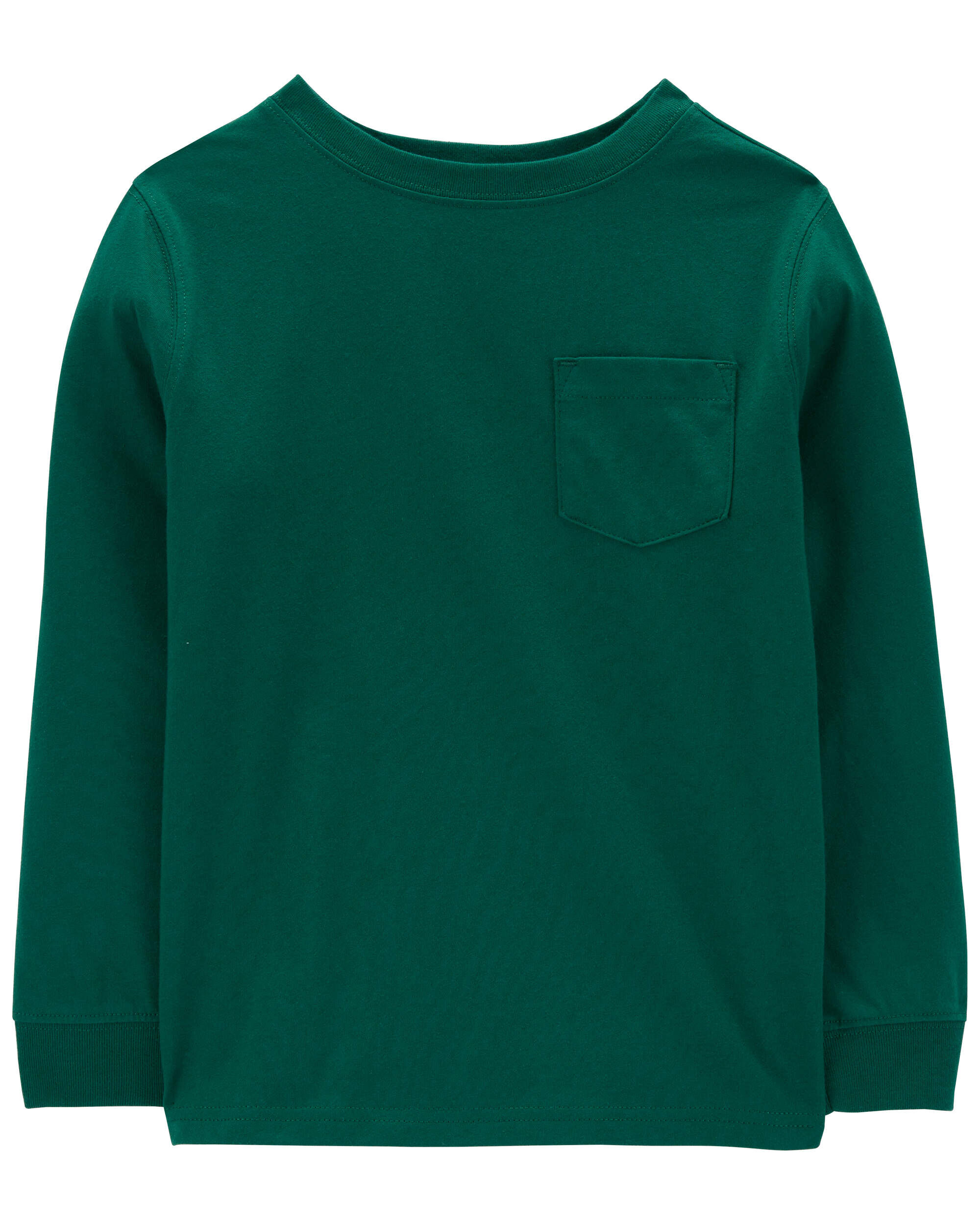 Kid Long-Sleeve Pocket Tee - Carter's | Carter's