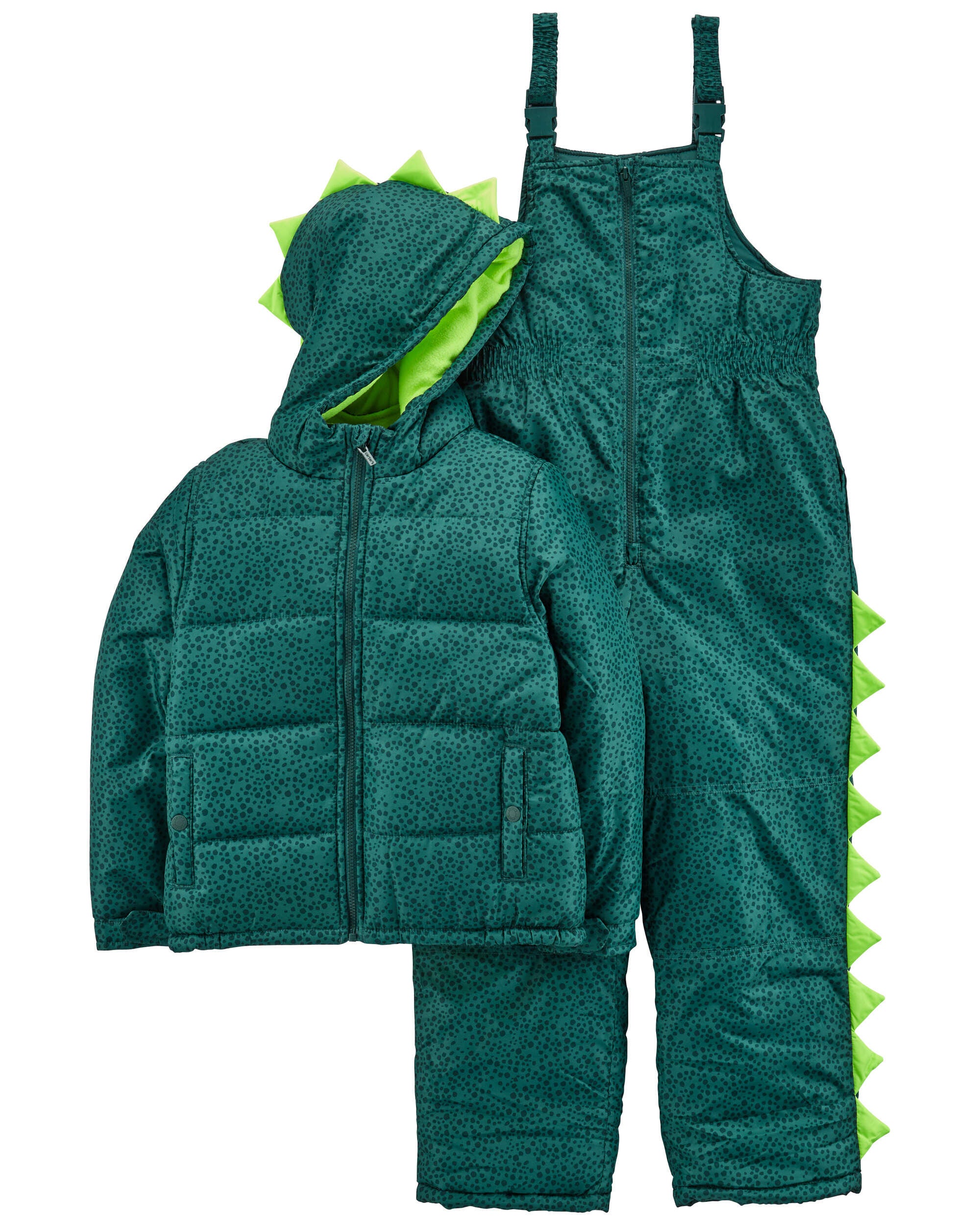 Kid 2 Piece Dinosaur Snowsuit Carter s Carter s