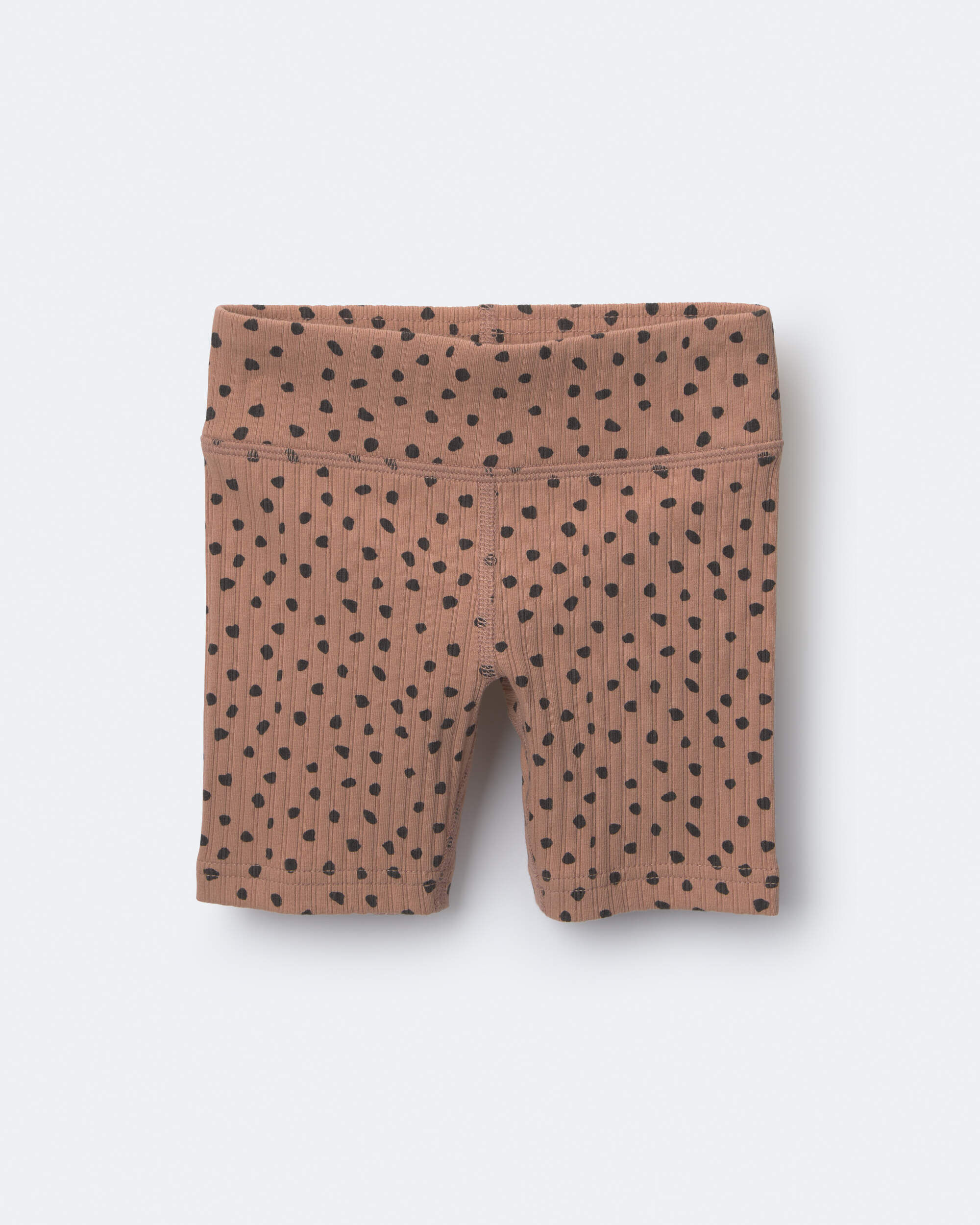 Otter Avenue Toddler Girl Brooklyn Bike Shorts in Dot Print 12M Tan 9$
