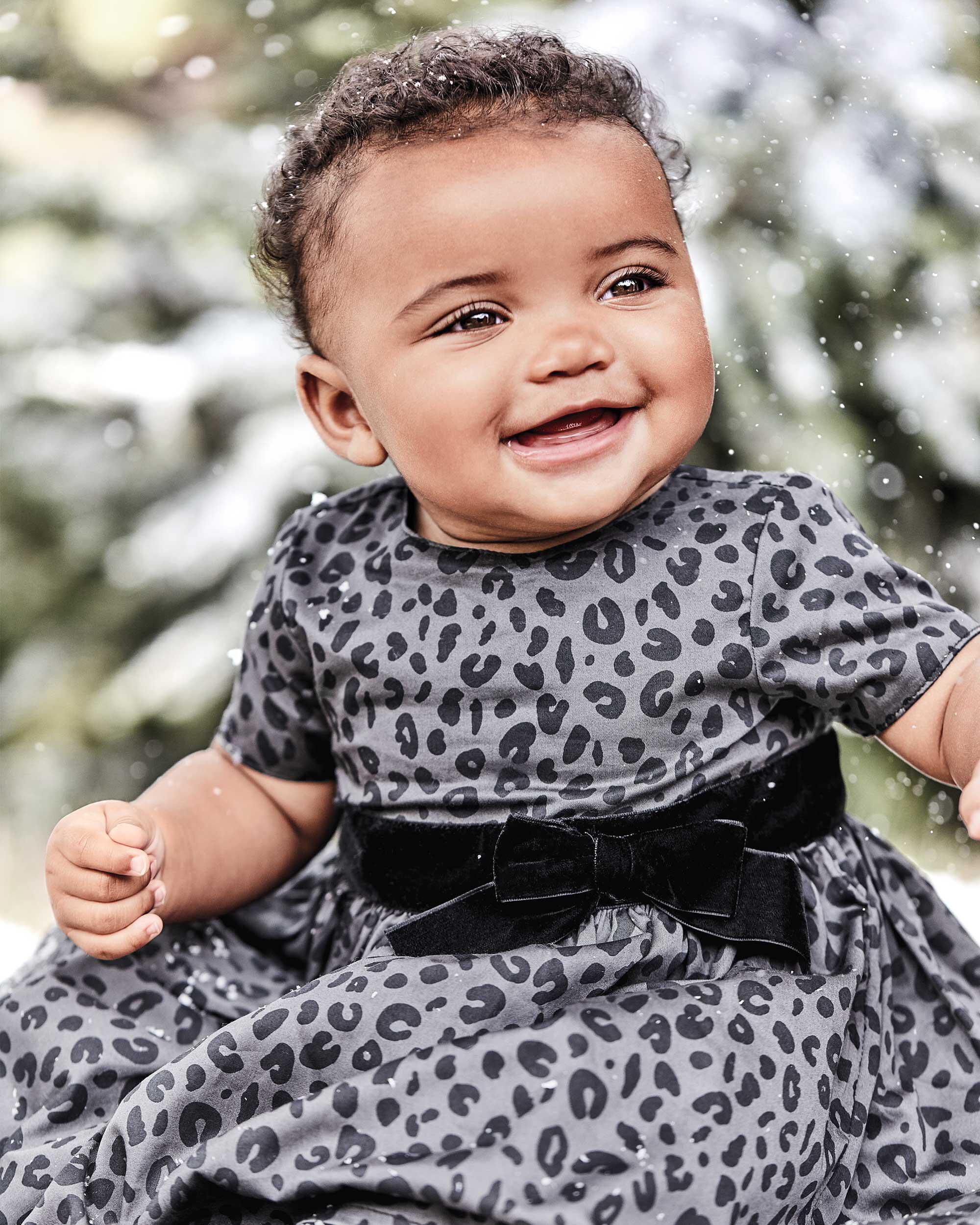 little girl cheetah print dress