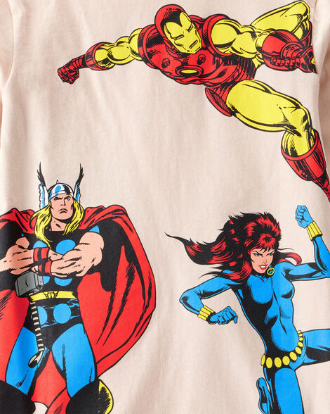 Product image 4 of Boys 3-Pack ©Marvel Print Long-Sleeve Top - Pink/Red