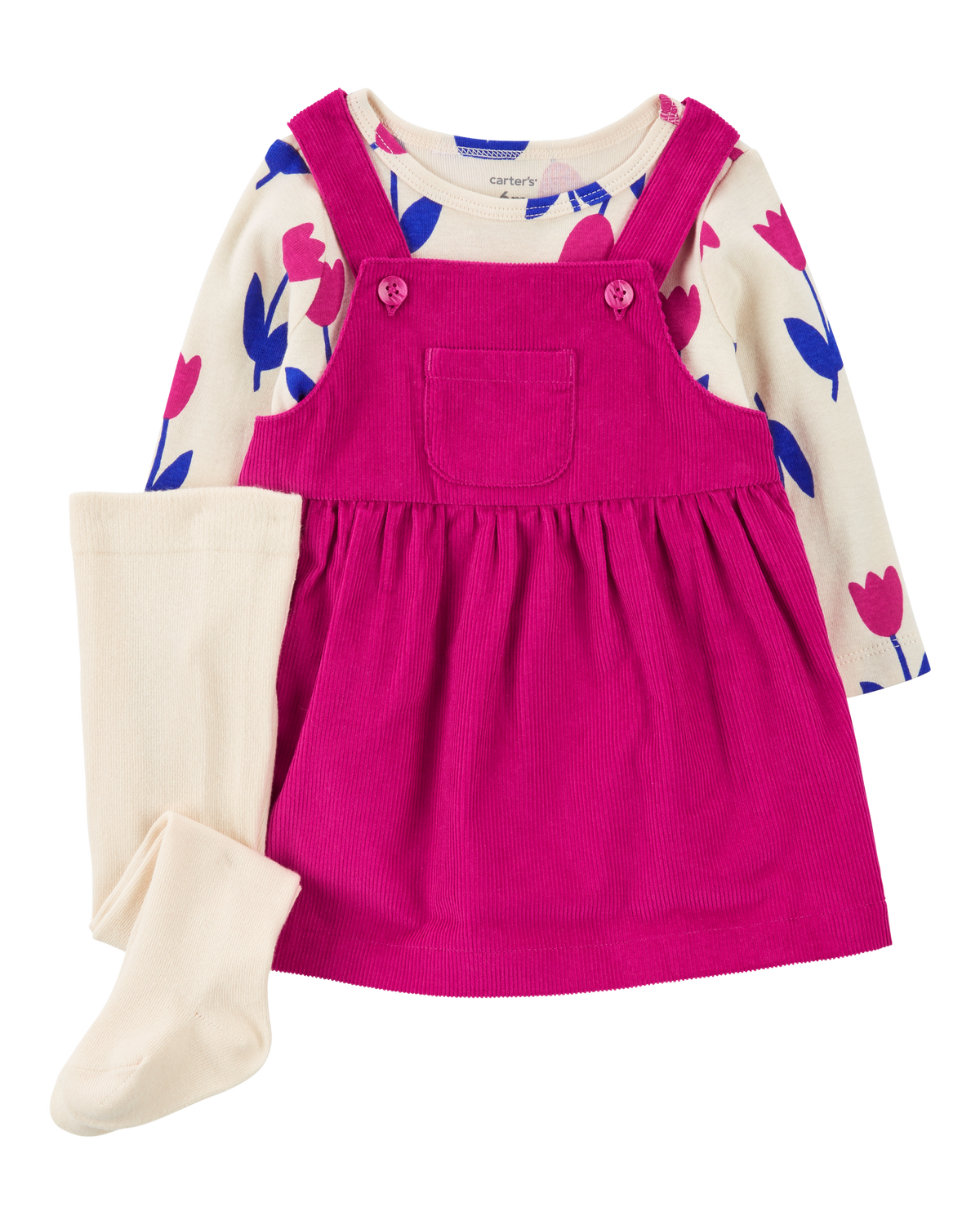 公式サイト - ハイブランドの新作が続々登場 Baby 3-Piece Carter's - Set Jumper Corduroy & Tee Tulip トップス